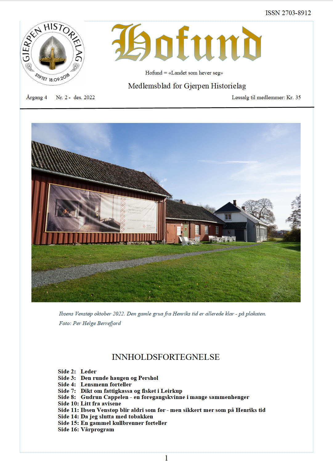 Hofund - Nr. 2 - 2022